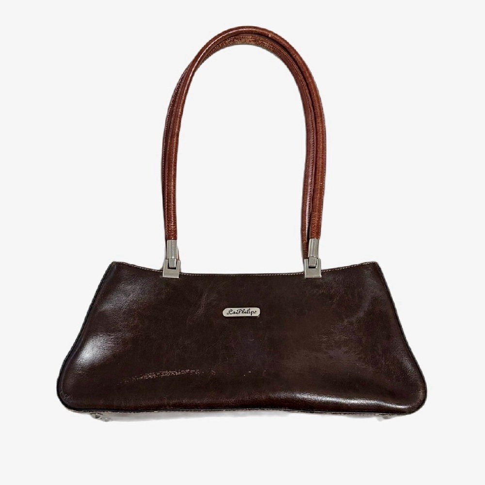 Vintage La Philipe Dark Brown Shoulder Bag